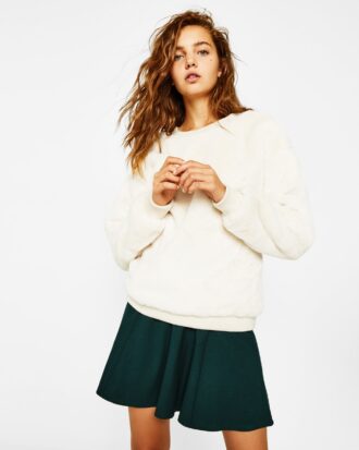 Faux Fur Sweater